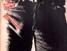 ROLLING STONES STICKY FINGERS LP VINYL 10 track in metal zipper sleeve with A3/B