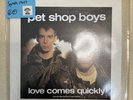 PET SHOP BOYS - Love Comes Quickly 10” Vinyl Record Single EX & Poster