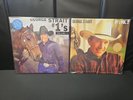 George Strait - #1's Volume 1 (Blue) & 2 (Tan)  NEW SEALED VINYL RECORD