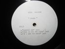 PAGES EPIC RECORDS ACETATE-LP RECORD (one-sided)