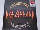 Def Leppard The Story So Far Best Of Vinyl Record LP Sealed Trans Orange Yellow