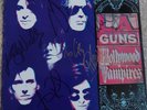 LA Guns Hollywood Vampires Vinyl LP,  signed