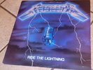 Metallica Ride The Lightning Vinyl LP 1984 Megaforce Records MRI769 Silver Label