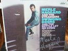 Merle Haggard Signed Autographed LP Cover Swinging Doors Capitol