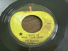 The Beatles Apple 45 Record I WANT TO HOLD YOUR HAND 1971 LA Black Star