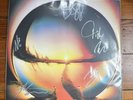Signed Cage the Elephant Neon Pill Milky Clear Vinyl LP Autographed Cover