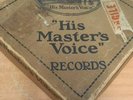His Masters Voice Record Box With 20 Records * See Description*