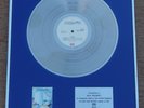 Marillion Fugazi 1984, 60,000 Award Silver Disc EMI To Nick Pedgrift Rare 12