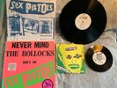 Sex Pistols HYPE Promo Never Mind LP+Pretty Vacant 45 Johnny Rotten VICIOUS PUNK