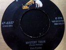 ELVIS PRESLEY: mystery train / I forgot to remember to forget 45 RCA rockabilly