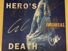 SIGNED-FONTAINES DC-LP-A HERO’S DEATH-FULLY AUTOGRAPHED BY FIVE SLEEVE-M/M/UNP