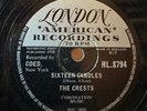 78 Rpm DooWop, The Crests 'Sixteen Candles / Beside You' London EX+