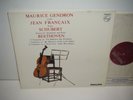 SAL 3746 Schubert Arpeggione Sonata Maurice Gendron cello Jean Francaix piano PS