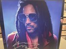 LENNY KRAVITZ  AUTOGRAPHED Blue Electric Light 2 LP Signed Print