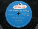 ELVIS PRESLEY 78 RPM HEARTBREAK HOTEL / I WAS THE ONE  SAMPLE 1956 HMV POP 182