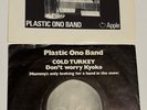 Beatles John Lennon 45rpms Picture Sleeves Give Peace A Chance Cold Turkey