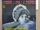 EP 45T Brigitte Bardot - The slot machine (Gainsbourg) Fra 1963 with TONGUE