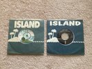 BRIAN ENO *2 Orig NM 45s* Seven Deadly Finns '74 Lion Sleeps Tonight '75 Island