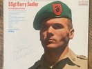 Ballads Of The Green Berets - SIGNED by SSgt.  Barry Sadler - RCA LPM - 3547