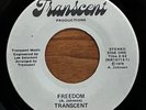 TRANSCENT - Freedom/Flight To Uranus PRIVATE PRESS SPACE HARD ROCK 45 RARE NICE