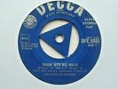 No sleeve EP WEE WILLIE HARRIS Rockin' With/Tri Decca DFE.6465
