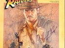 “RAIDERS OF THE LOST ARK” LP SIGNED BY WRITER LAWRENCE KASDAN (E) w/COA