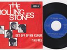 The ROLLING STONES * Get Off Of My Cloud * 1965 BELGIUM 45 *RED PICTURE SLEEVE*