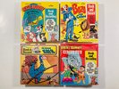 NEW SEALED   Bugs Bunny Mel Blanc, Bozo, The Flintstones (2)   Peter Pan book/45