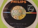 Gnarly Texas Garage Punk 45 Kit & the Outlaws Don't Tread On Me EX HEAR