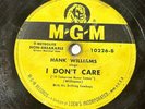 Hank Williams 1949 COUNTRY 78 Pan American / I Don’t Care MGM 10226