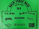 Back-Stage Pass - VA - 1980 Vinyl LP (Import) - Punk / Exploited / UK Subs / SLF