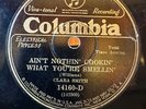 78 Rpm Blues, Clara Smith 'Ain't Nothin Cookin' What You're Smellin' US Columbia