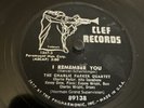 Clef 78 RPM Charlie Parker Quartet - I Remember You / Chi Chi 89138 V+ Jazz Bop