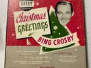 Vintage Bing Crosby 45 EP Box set Christmas Greetings -1950
