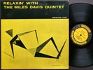 MILES DAVIS Relaxin' LP PRESTIGE PRLP 7129 NJ RVG MONO John Coltrane Red Garland