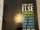 Cannonball Adderley; Somethin' Else; Blue Note; CLEAN RVG; Ear; DG; 63; NYC;MONO