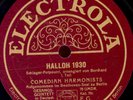 COMEDIAN HARMONISTS  Hallo 1930 Schlager-Potpourri Teil 1+2   Schellack   S7923