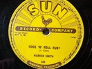 78Rpm Rockabilly, Warren Smith 'Rock N Roll Ruby' US Sun