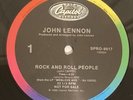 Beatles John Lennon 1986 Rock And Roll People UNPLAYED US 12” Promo Vinyl
