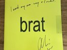 Charli XCX Brat Hand Signed Splatter Sealed Mint Vinyl