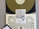 SLOWDIVE EVERYTHING IS ALIVE LP SIGNED AUTOGRPAHED ART CARD UK GOLD VINYL