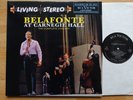 HARRY BELAFONTE  AT CARNEGIE HALL 2 LP near mint Reissue 2014 Speakers Corner