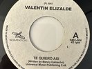 Valentin Elizalde - Te Quiero Asi / Soy Asi (1 x 7 in. Single 2007 MX, EX)