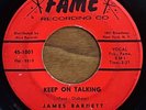 JAMES BARNETT - Keep On Talking FAME NORTHERN SOUL - ORIGINAL STOCK COPY RARE