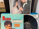 ELVIS PRESLEY CLAMBAKE OST SOUNDTRACK 1967 RCA HOLLYWOOD PRESS LP +WEDDING PHOTO