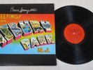 BRUCE SPRINGSTEEN LP GREETINGS FROM 73 PROMO VINYL LP WITH RARE COVER FACT SHEET