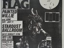 BLACK FLAG 11 January 1985 concert poster 8.5