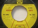 THE KINKS LOLA - RARE ORIGINAL UK PYE 7