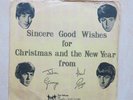 THE BEATLES 1963 Official Fan Club flexi disc - First Christmas Record LYN 492
