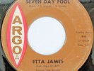 ETTA JAMES Seven Day Fool ARGO 45 R&B northern soul 1961 original 7” HEAR